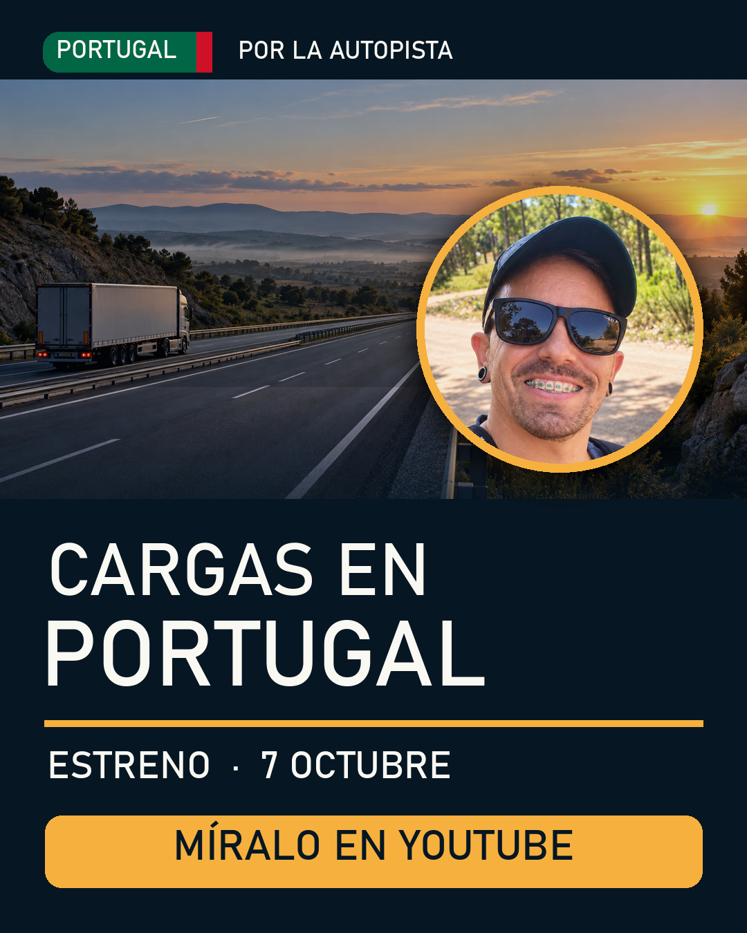 Cargas en Portugal, nuevo video el 7 de octubre